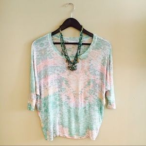 Daydreamer LA Crazy Soft Oversized Floral Knit Top